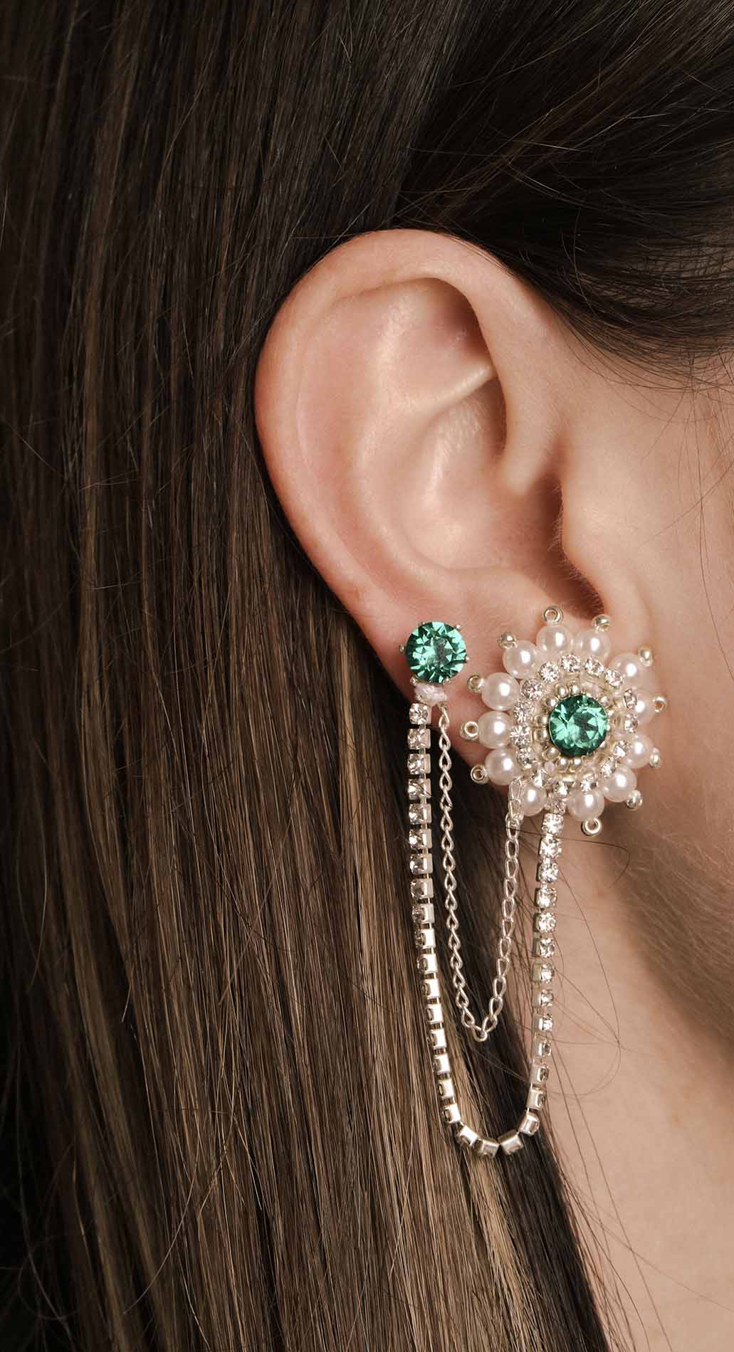 Aretes Flor Tropical