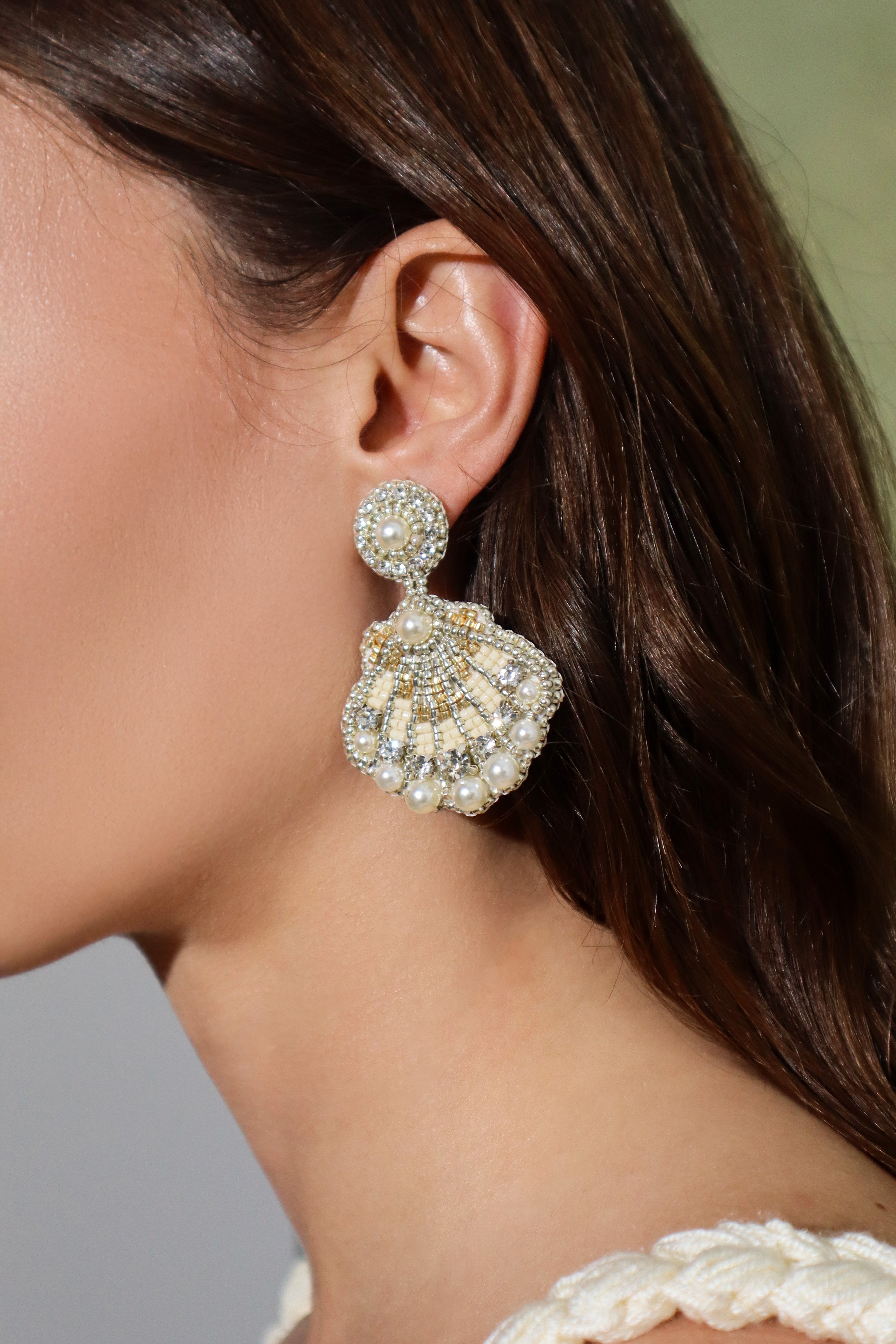 Aretes Shell Kiss
