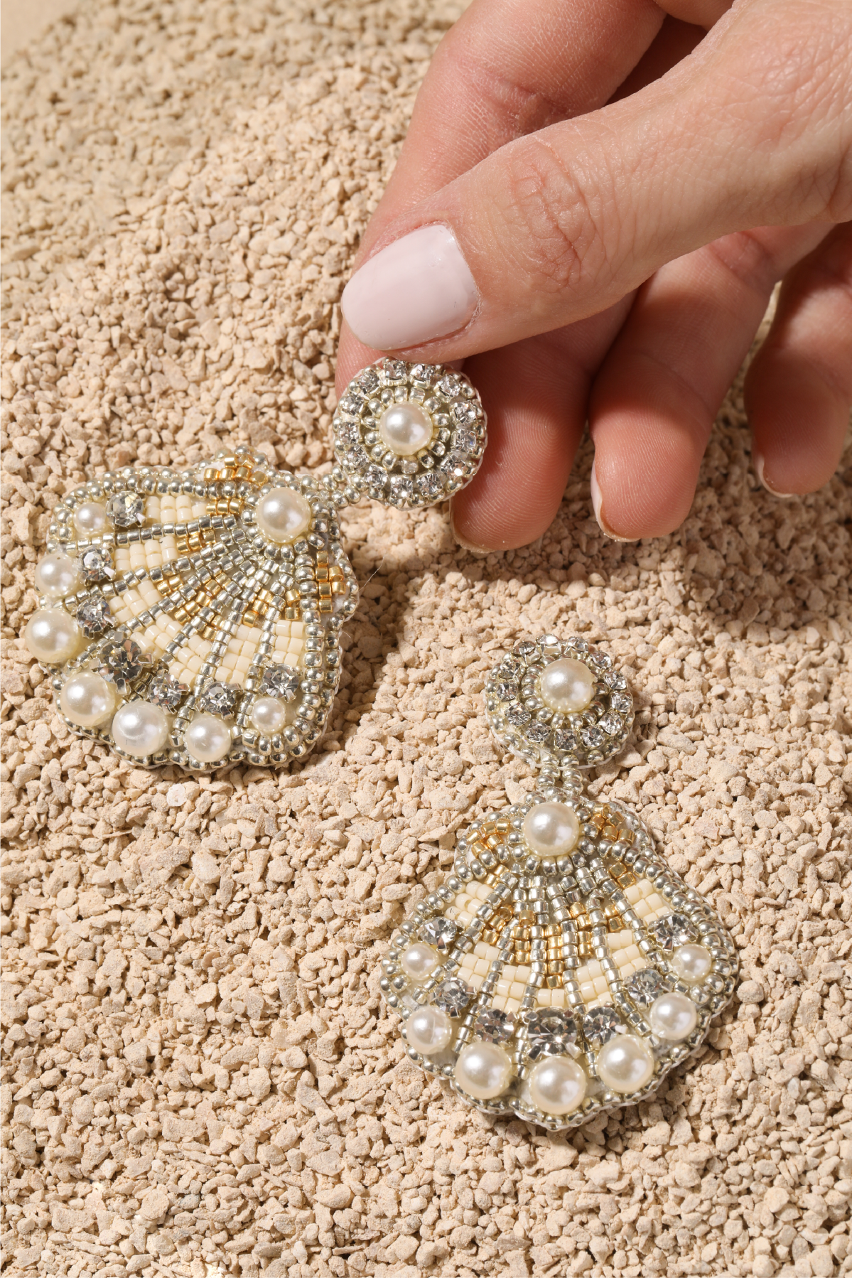 Aretes Shell Kiss